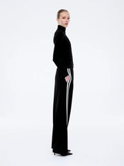 Ena Pelly II VALENTINA Stripe Pant - black