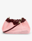 Monty Crossbody Bag - Blush Mesh