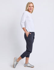 Elm Lifestyle II ELIZA Boat neck tee - white