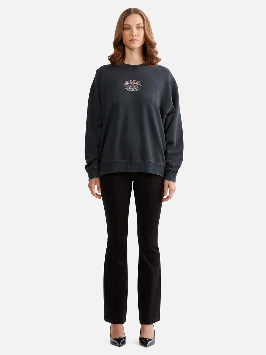 ENA Pelly II LILLY Oversized Sweater Racer - Vintage Black