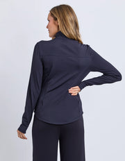 Elm Lifestyle II ZIP Through Active Jacket - midnight blue