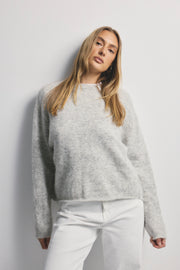 World Of Nomads II ALEXA Alpaca Relaxed Knit - Marle Grey