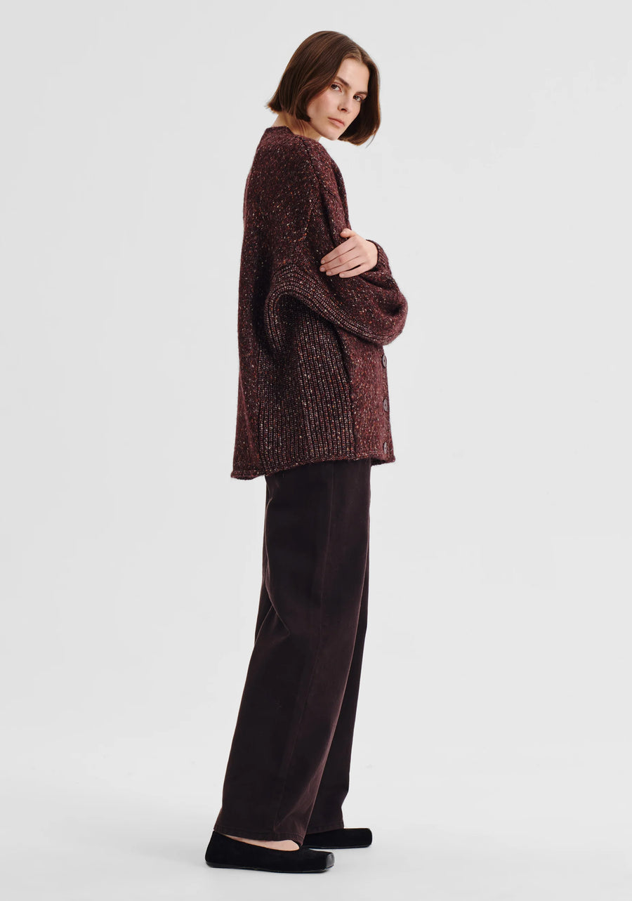 Morrison II ZOE Knit Cardigan - boysenberry