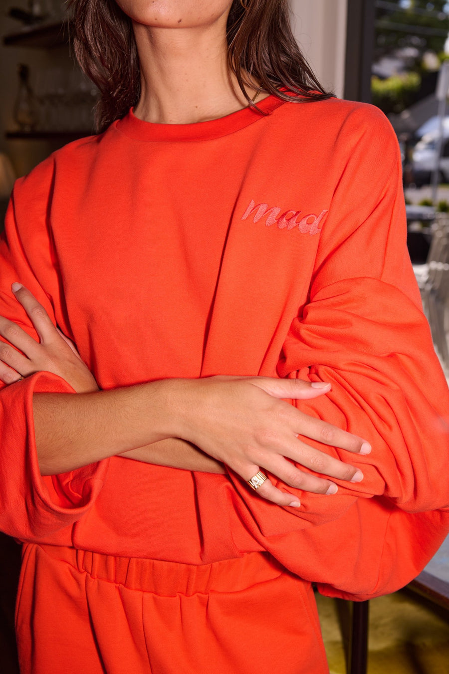Barry Made II LATEEN Sweater - Blood Orange