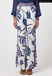 Oncewas II EUDORA Palm Shadow Print Pant