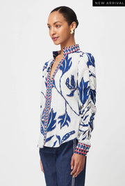 Oncewas II PAVILLION Shirt - palm print