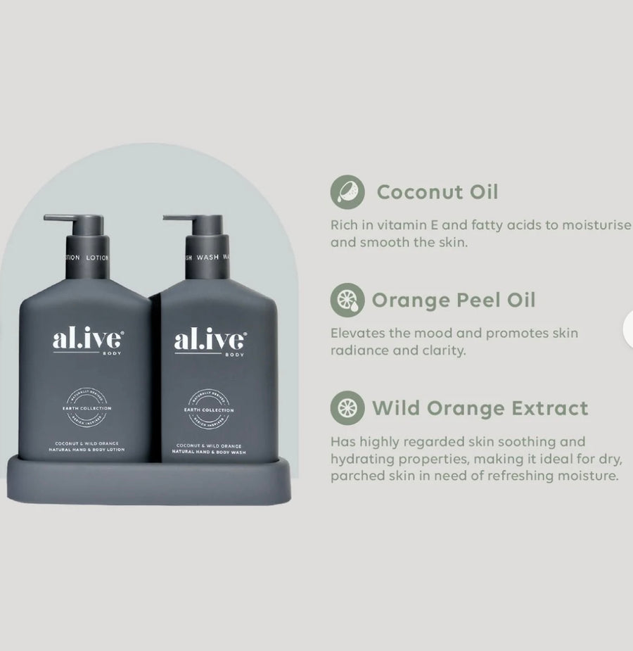 al.ive II Duo WASH & LOTION - Coconut & Wild Orange