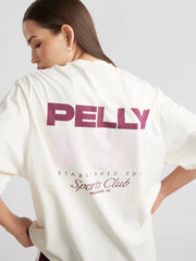 ENA Pelly II TENNIS LOGO Tee - cream