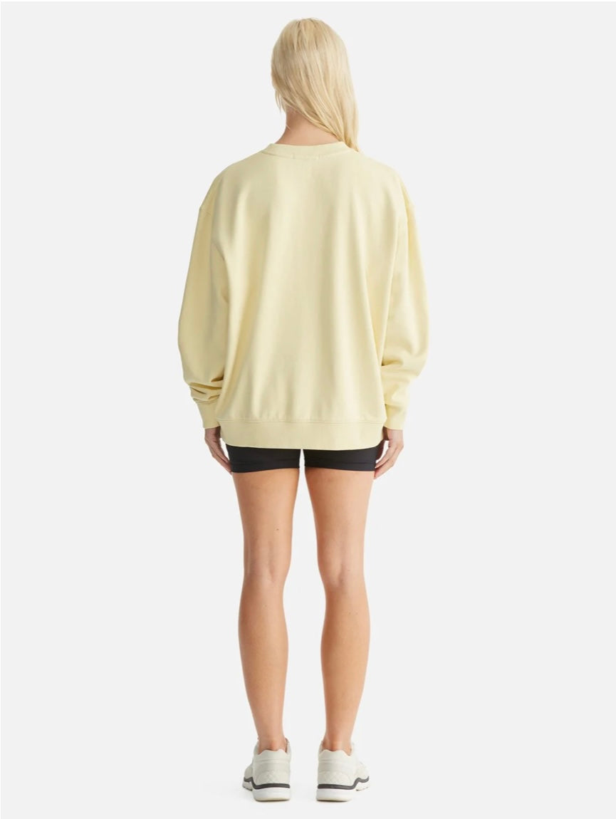 Ena Pelly II LILLY Oversized College Sweater - buttermilk