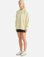 Ena Pelly II LILLY Oversized College Sweater - buttermilk