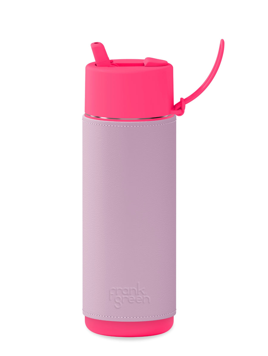 Frank Green II 20oz Ceramic water bottles w Sleeve - Pink/Lilac Haze