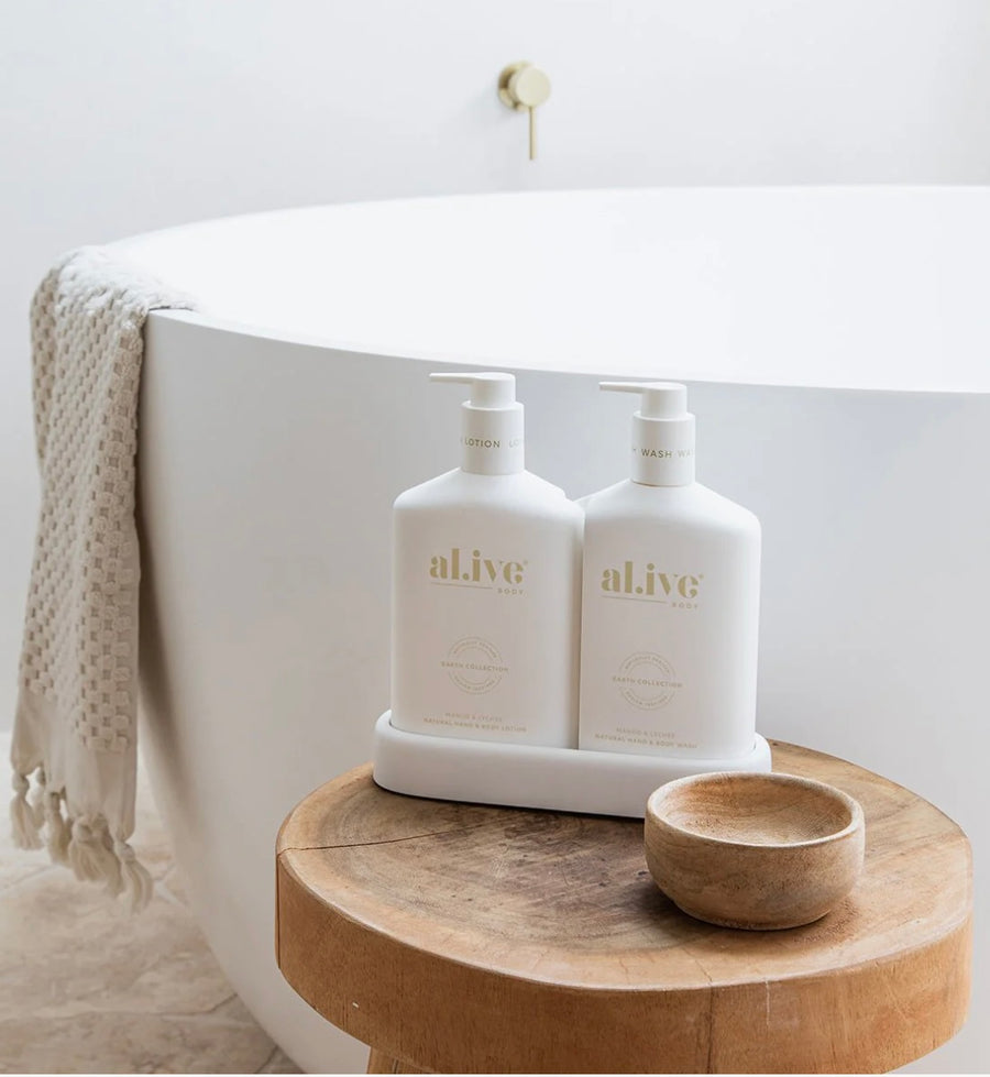 al.ive II DUO WASH & LOTION + Tray - Mango & Lychee