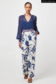 Oncewas II EUDORA Palm Shadow Print Pant