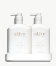 al.ive II DUO WASH & LOTION + Tray - Mango & Lychee