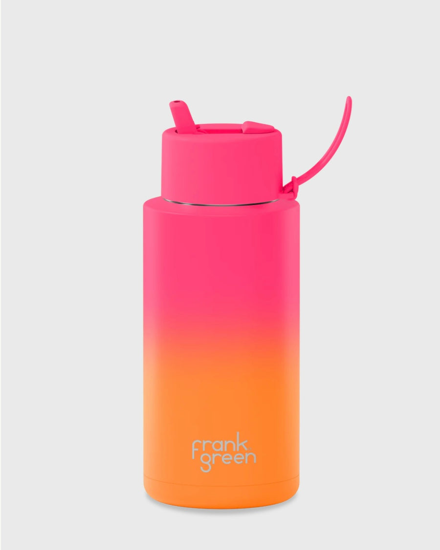 frank green II 34oz FLIP Bottle - Summer Sunset