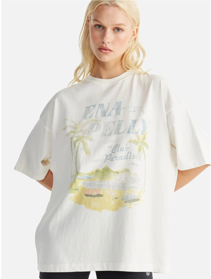 Ena Pelly II ELLE OVERSIZED Tee - Paradiso Print