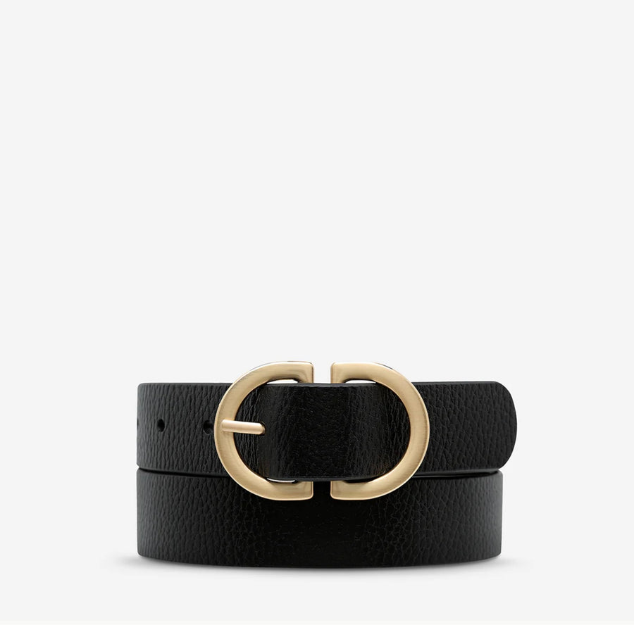 Status Anxiety II IN REVERSE Belt - chocolate/gold