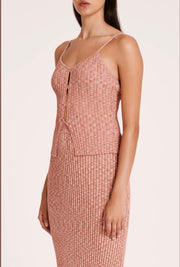 Nude Lucy II FARRAH Knit Cami - sherbert