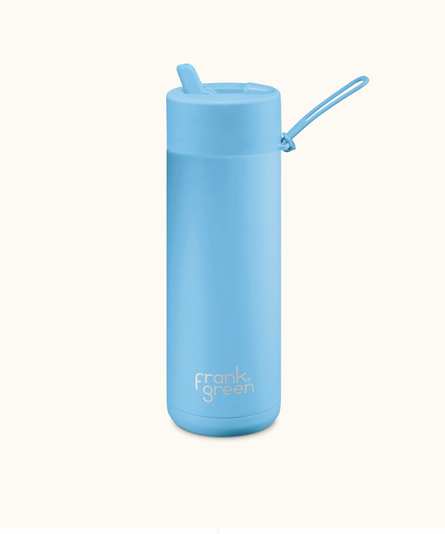 frank green II Ceramic 20oz Water bottles - sky blue