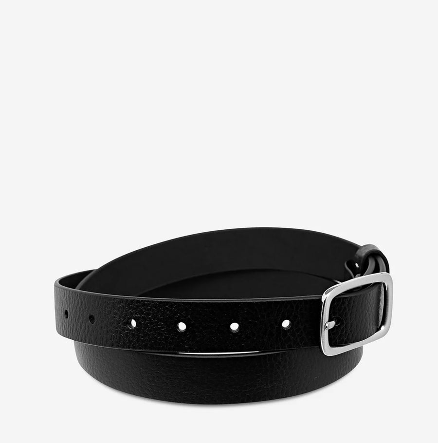 Status Anxiety II NOBODY’S Fault Belt - black/silver