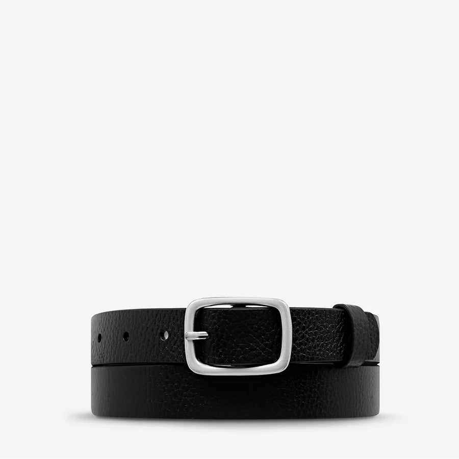 Status Anxiety II NOBODY’S Fault Belt - black/silver