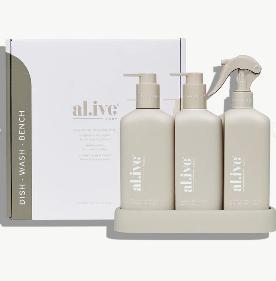 al.ive II KITCHEN TRIO - Dishwashing, Hand Wash & Bench Spray