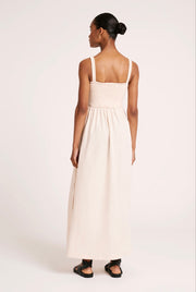 Nude Lucy II RYNN Linen Maxi Dress - cloud