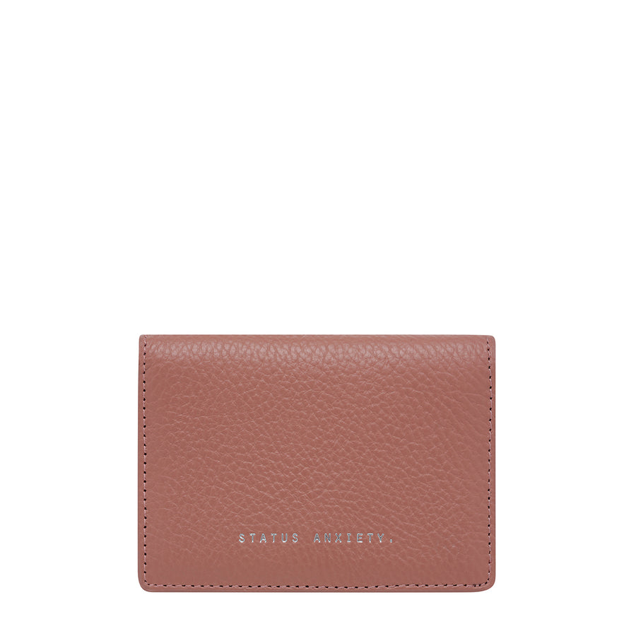 Status Anxiety II EASY DOES IT wallet - dusty rose