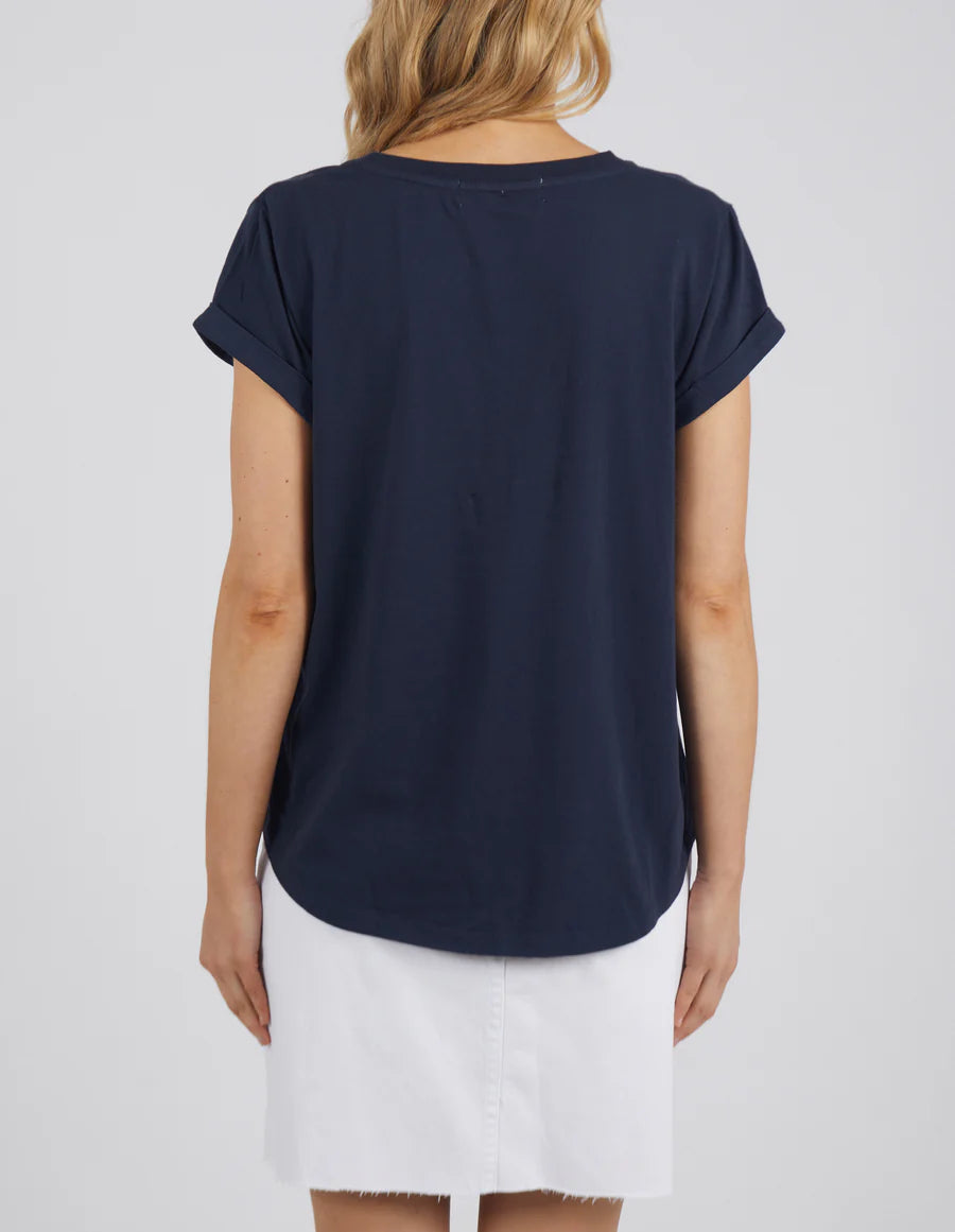 Foxwood II MANLY V Tee - navy