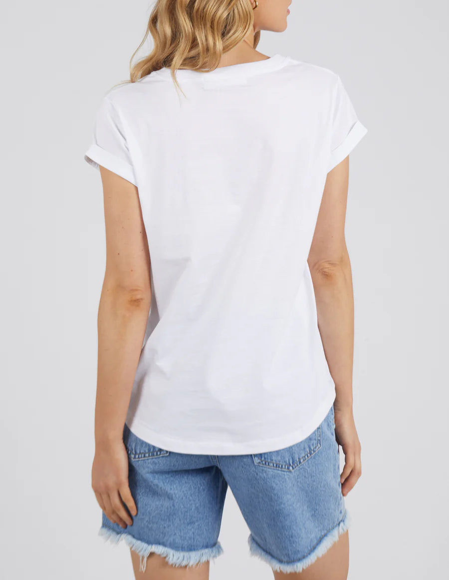 Foxwood II MANLY V Tee - white