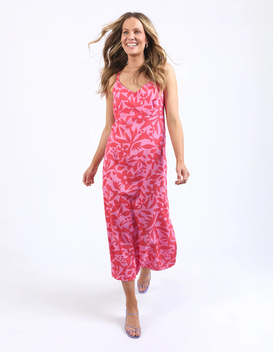 Elm Lifestyle II SUNSET Hour Printed DRESS - sunset print