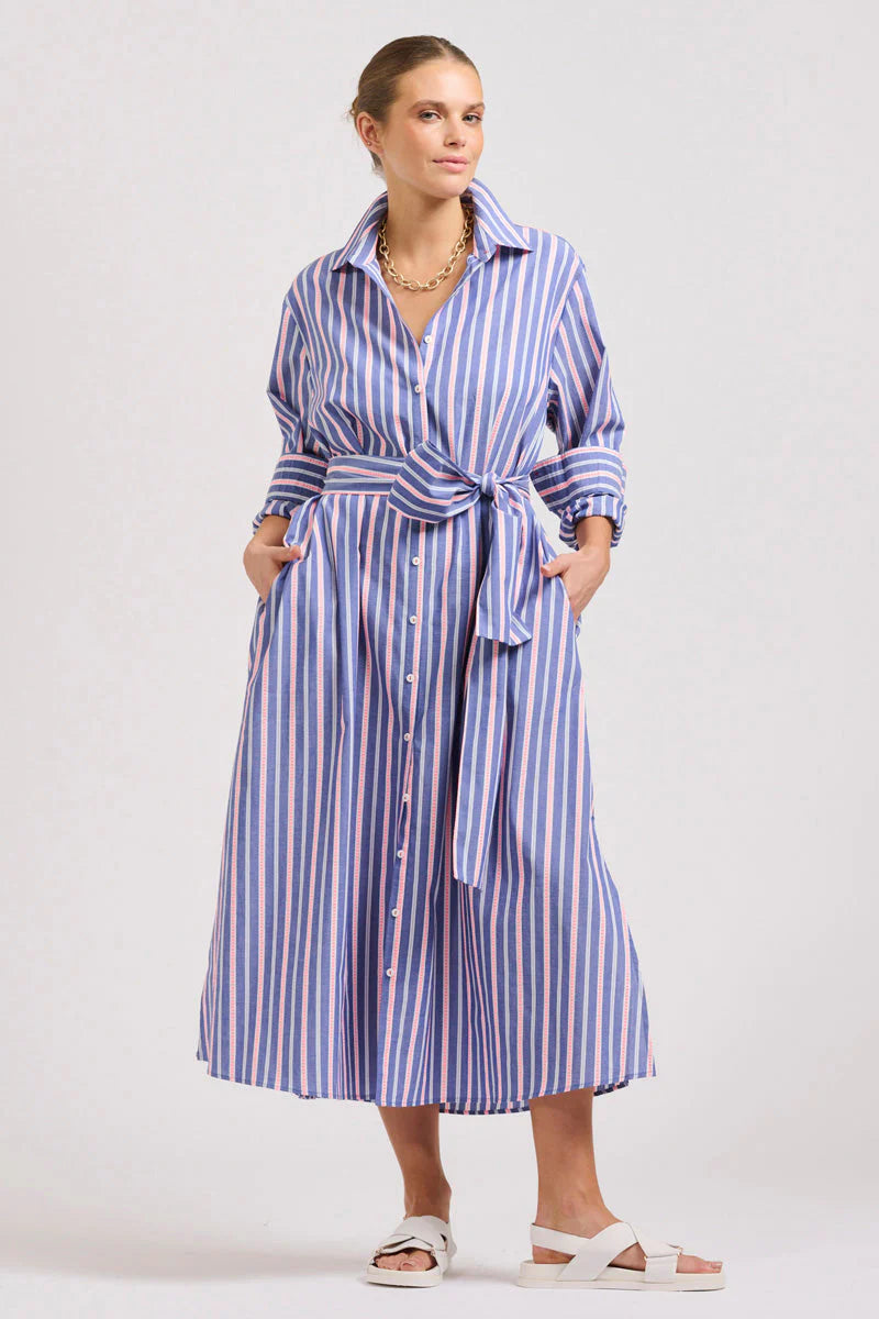 Shirty II LUNA Oversized Shirtdress - stripe