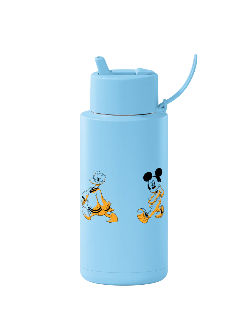 frank green II Ceramic 34oz MICKY & Friends Water Bottle - sky blue