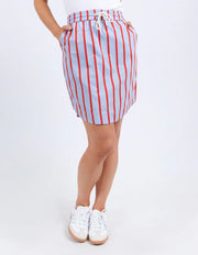 Foxwood II STRIKE Stripe Skirt - red/blue stripe