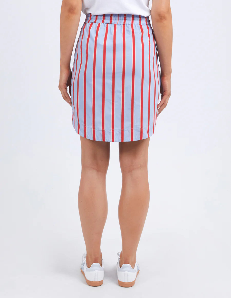 Foxwood II STRIKE Stripe Skirt - red/blue stripe