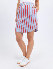 Foxwood II STRIKE Stripe Skirt - red/blue stripe