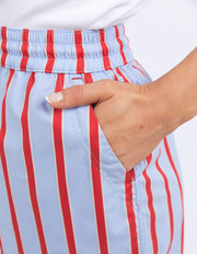 Foxwood II STRIKE Stripe Skirt - red/blue stripe