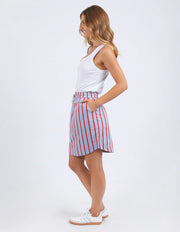 Foxwood II STRIKE Stripe Skirt - red/blue stripe