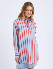 Foxwood II STRIKE Shirt - blue/red stripe