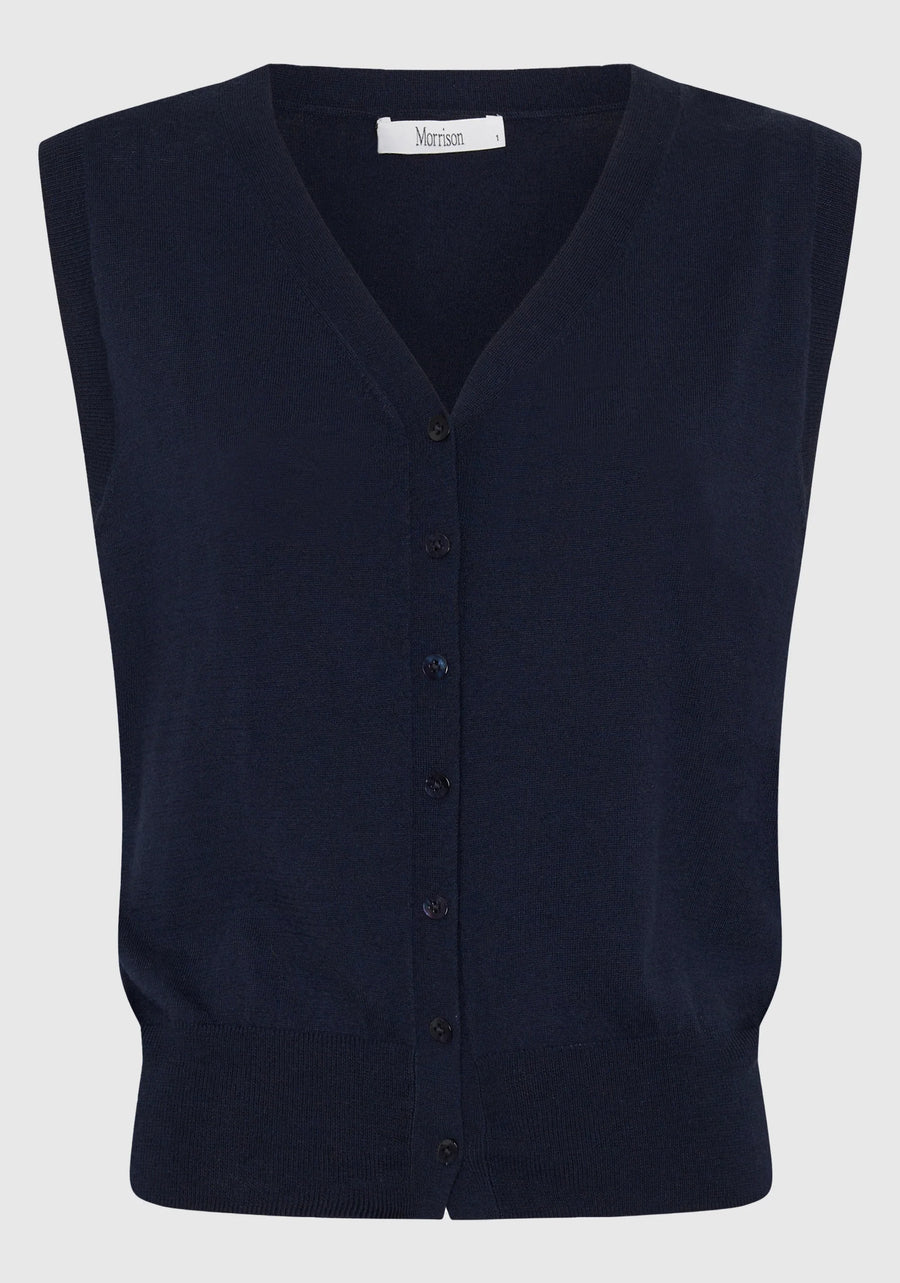 Morrison II RHYAN Knit Vest - navy