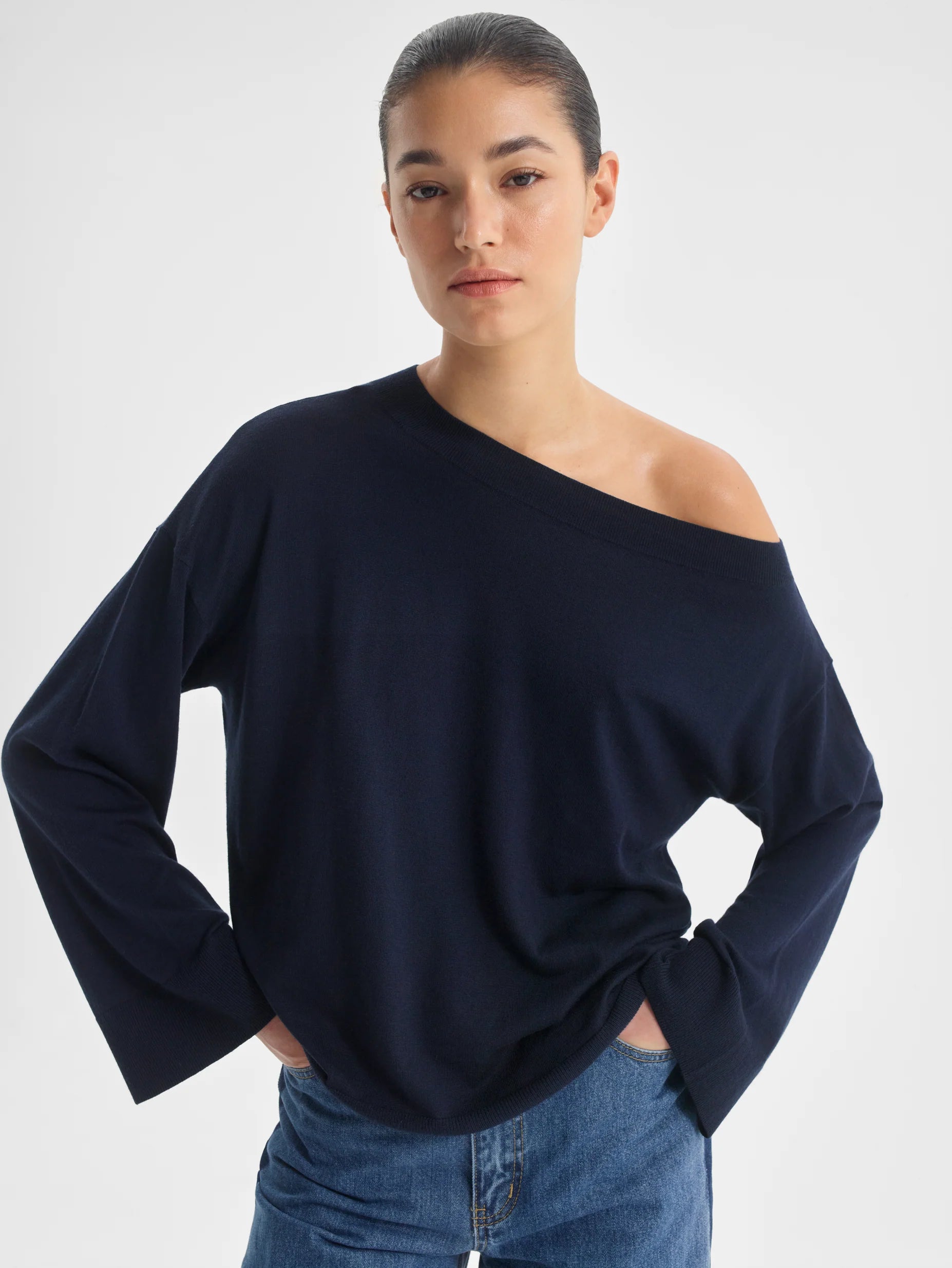 Morrison II RHYAN Knit Pullover - navy