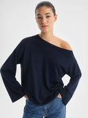 Rhyan Knit Pullover - Navy