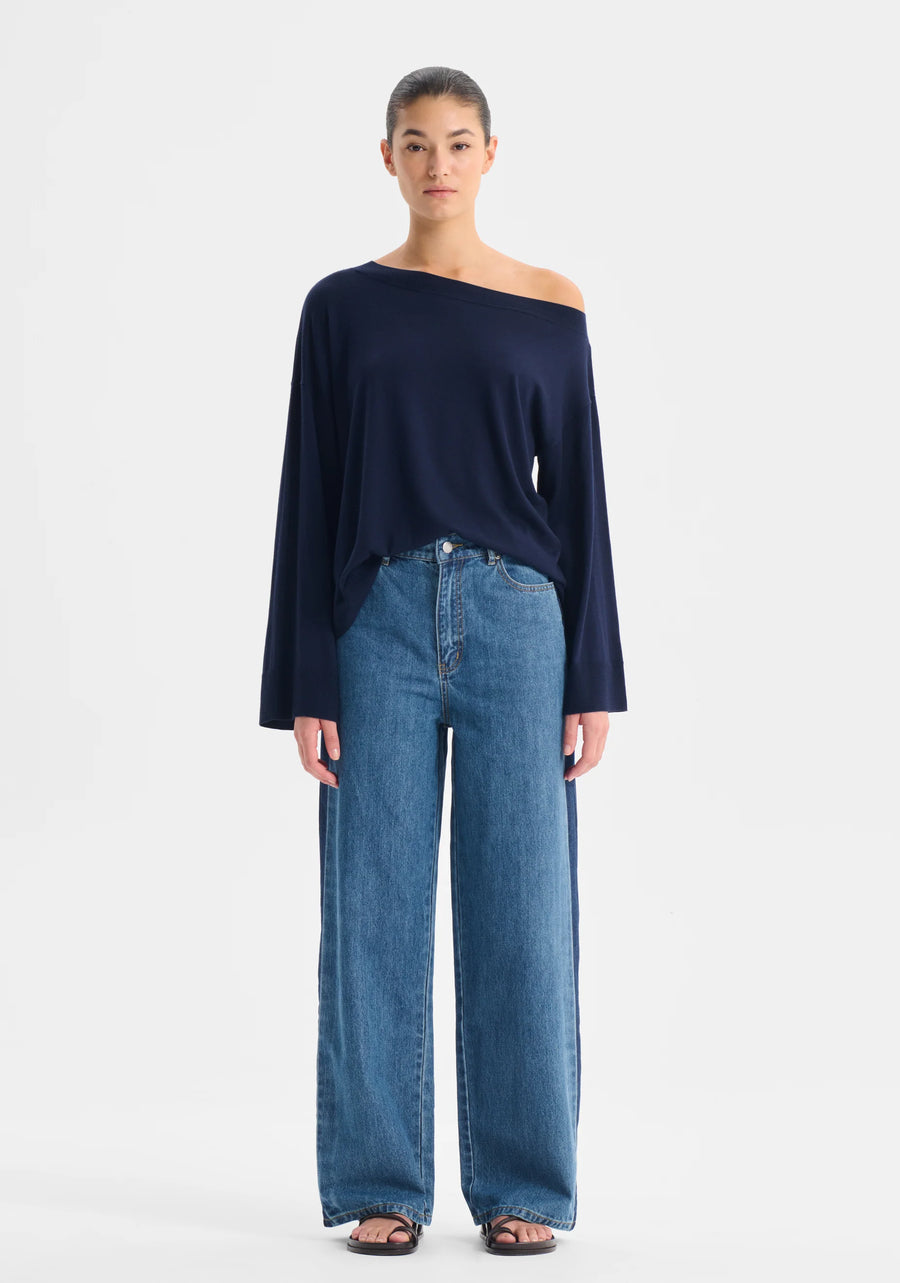 Morrison II RHYAN Knit Pullover - navy