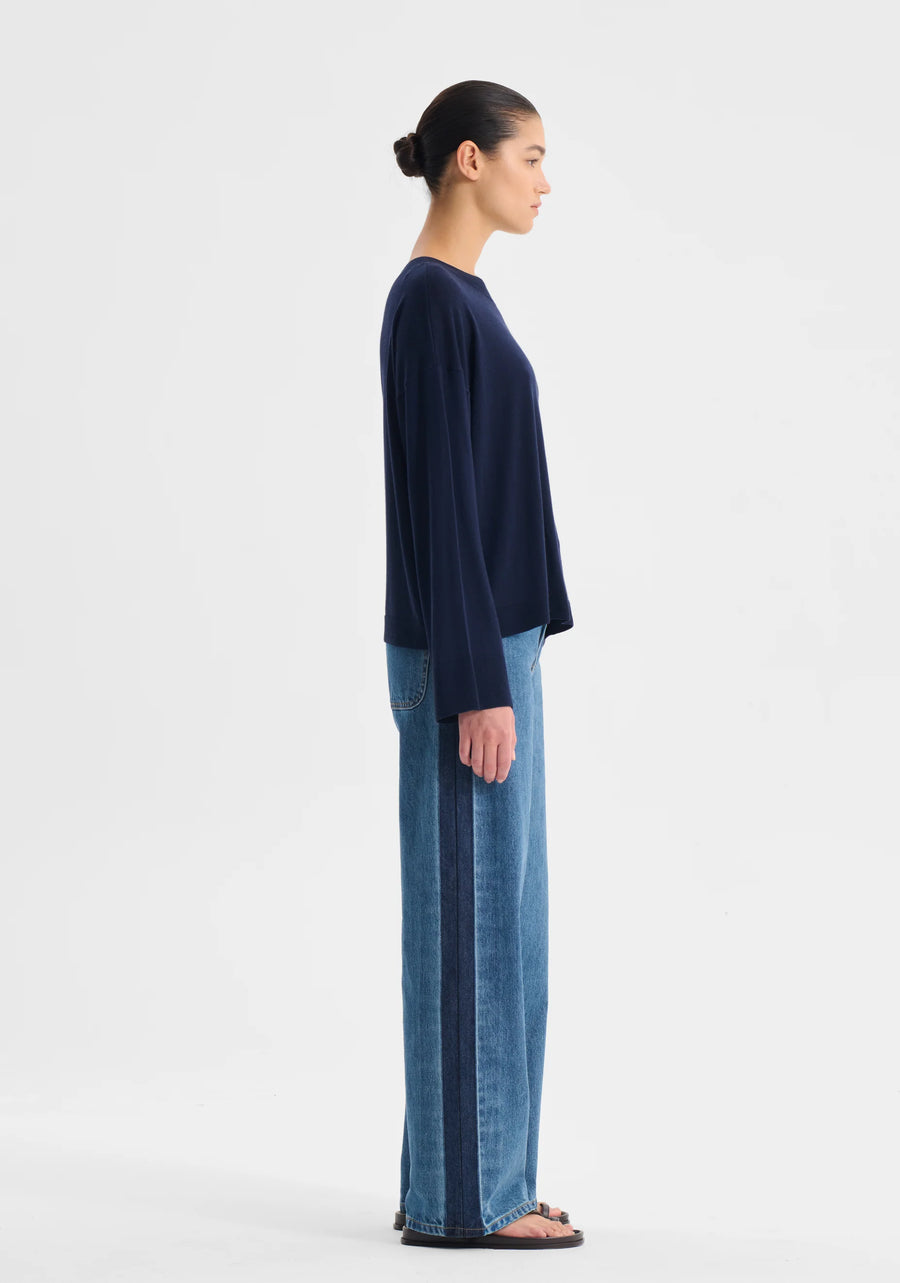 Morrison II RHYAN Knit Pullover - navy