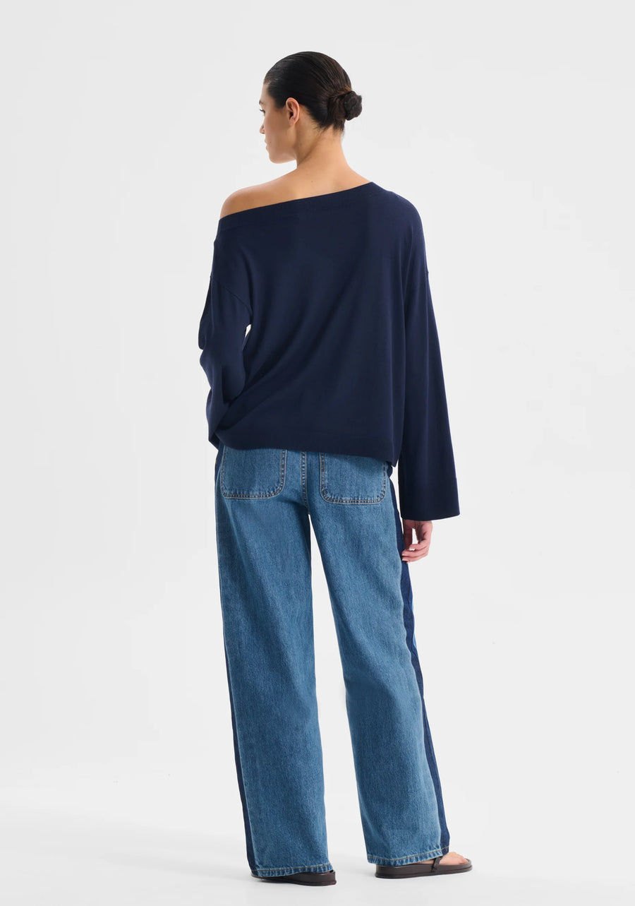 Morrison II RHYAN Knit Pullover - navy