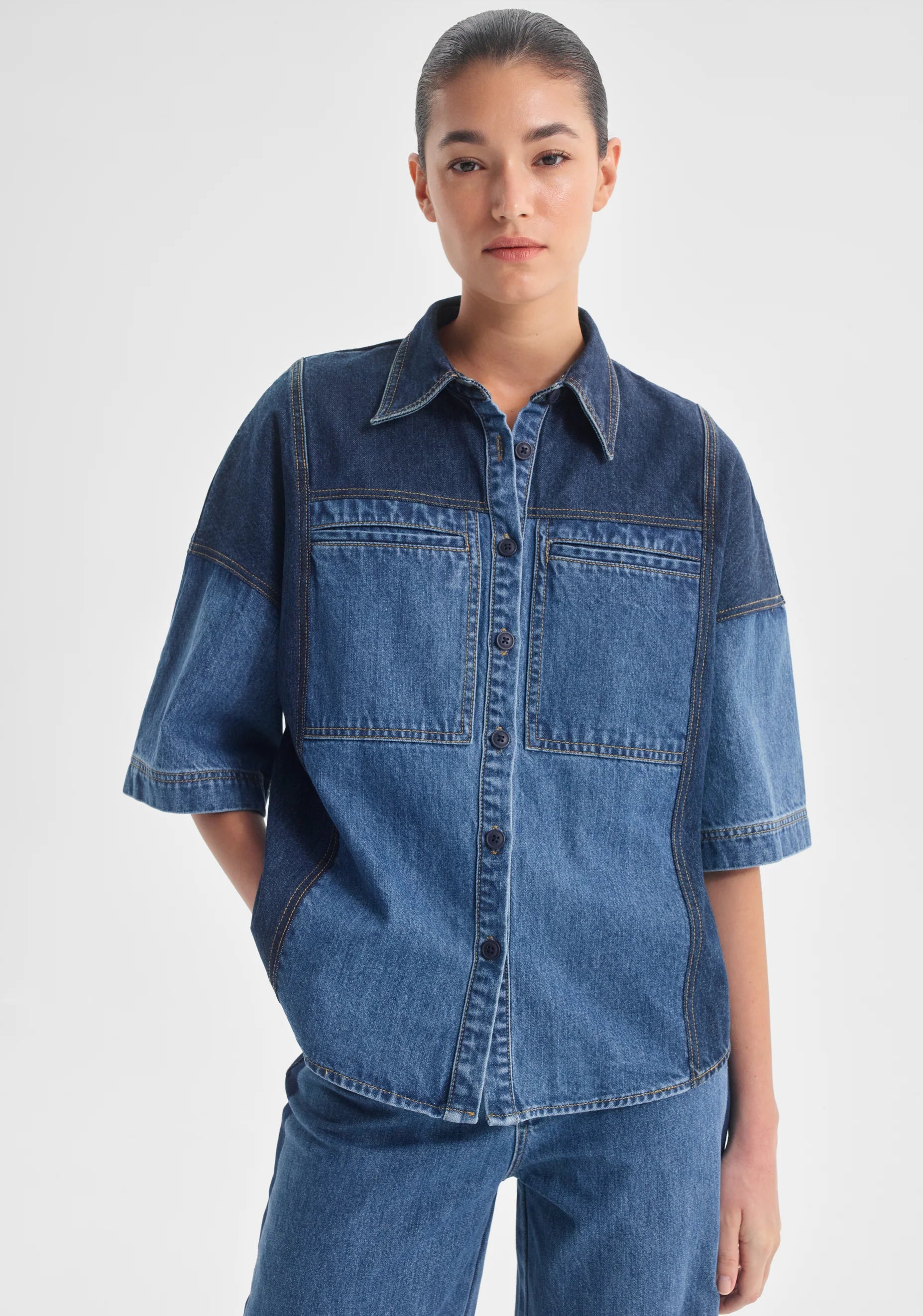 Morrison II DEXTER Denim Shirt - indigo