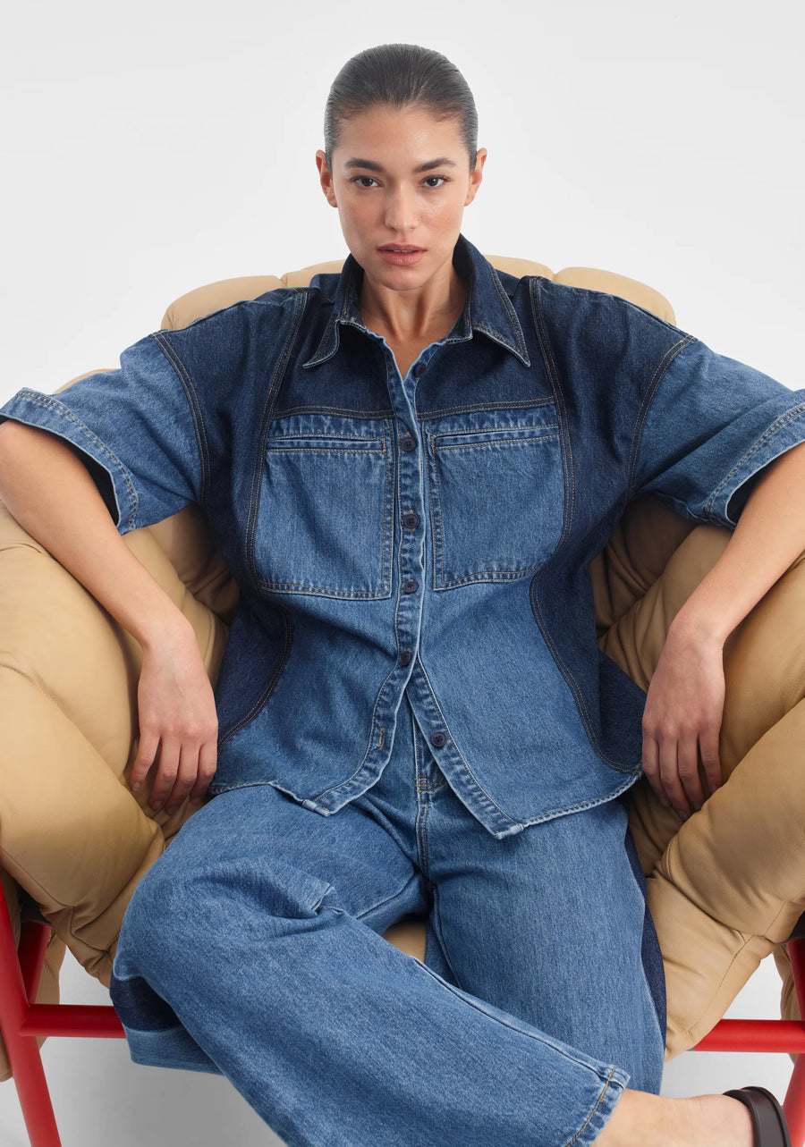 Morrison II DEXTER Denim Shirt - indigo