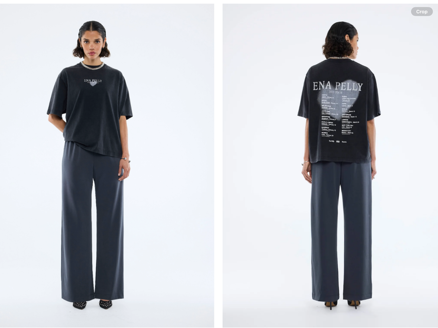 ENA Pelly II PELLY Heart Tour Tee - Vintage Black