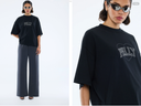 Rhinestone Logo Tee - Black