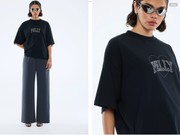 ENA Pelly II RHINESTONE Logo Tee - Black